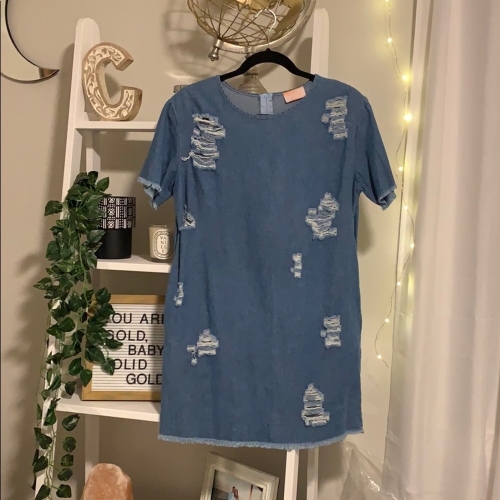 Denim dress